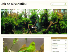 Tablet Screenshot of jak-na-akvarium.cz